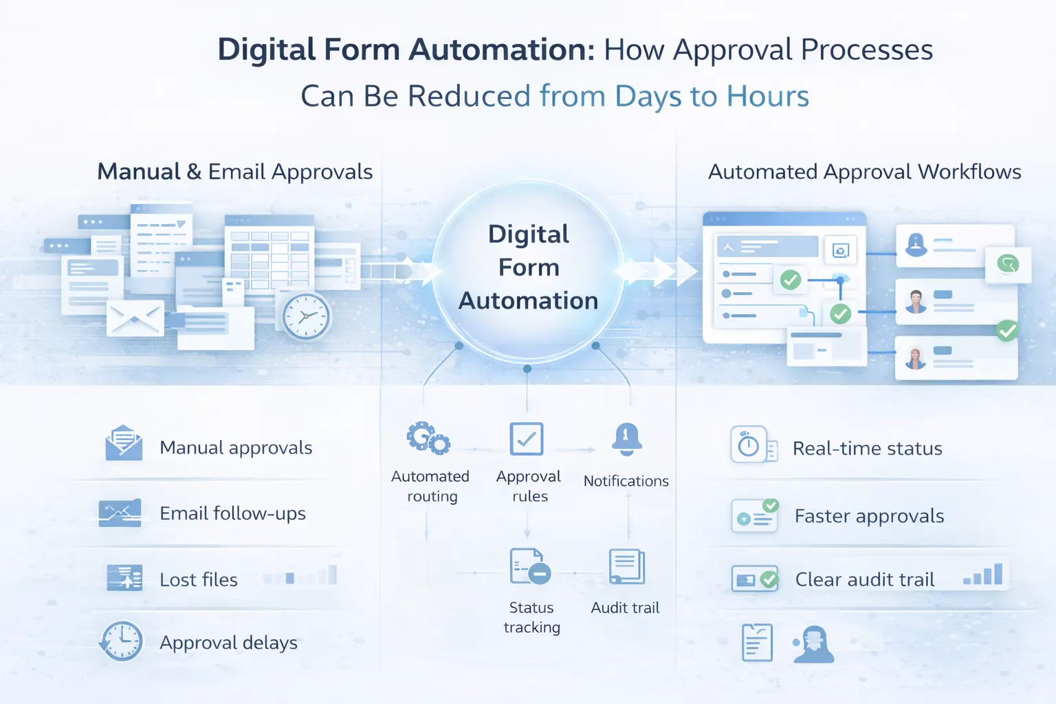 Digital Form Automation: How Approval Processes Can Be Reduced from Days to Hours